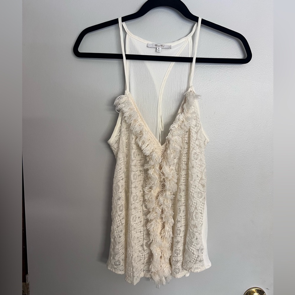 Miss Me Cream Blouse